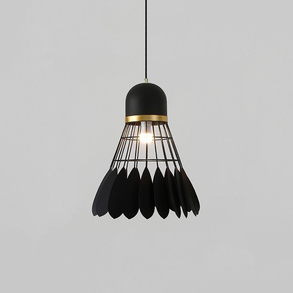 Industrial Pendant Light | Single Bulb, Metal, Geometric