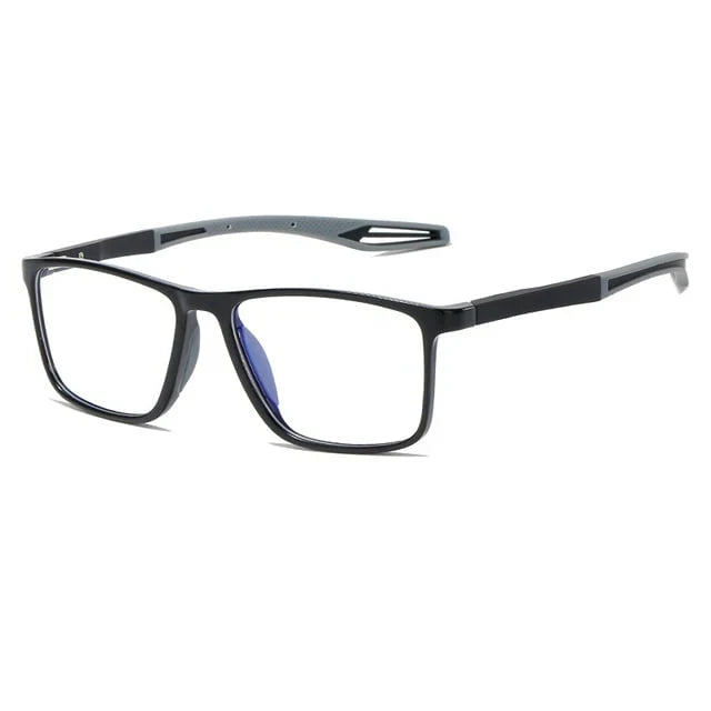 Progressive glasses sport anti-blue light ultra-light titanium frame rectangular