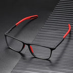 Progressive glasses sport anti-blue light ultra-light titanium frame rectangular