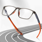 Progressive glasses sport anti-blue light ultra-light titanium frame rectangular