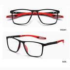 Progressive glasses sport anti-blue light ultra-light titanium frame rectangular