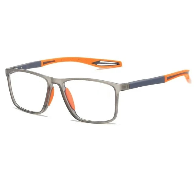 Progressive glasses sport anti-blue light ultra-light titanium frame rectangular