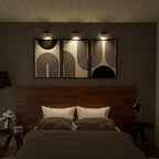 Cordless wall lamp USB rechargeable with 360° rotation and dimmable light