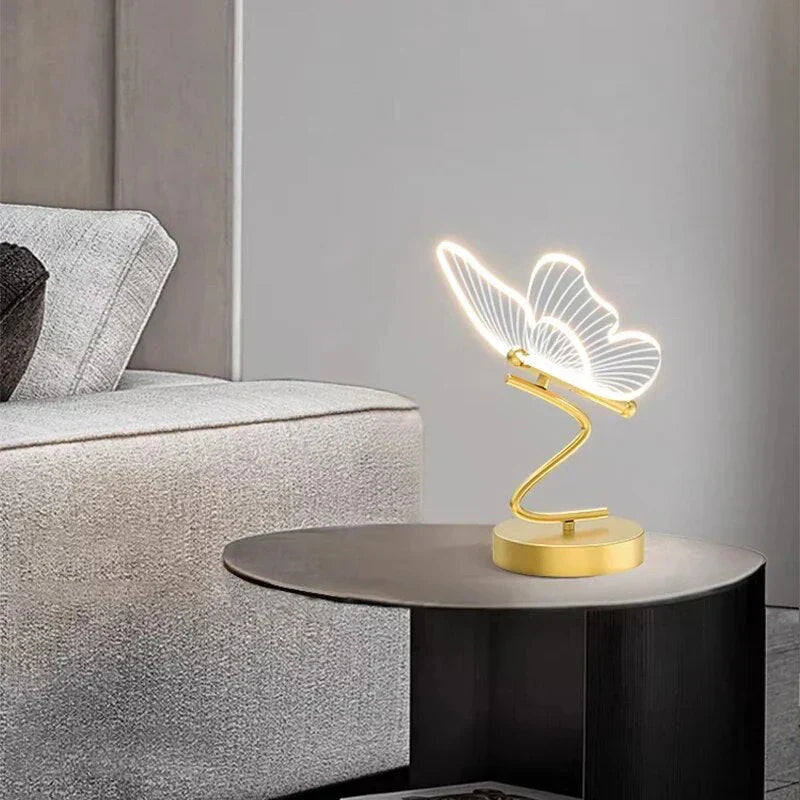 LED Table Lamp | Butterfly Design, Energy-Efficient, Compact
