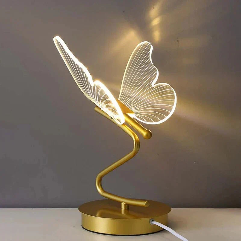 LED Table Lamp | Butterfly Design, Energy-Efficient, Compact