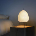Onile Japanese Table Lamp - Minimalist Rice Paper - Warm Light