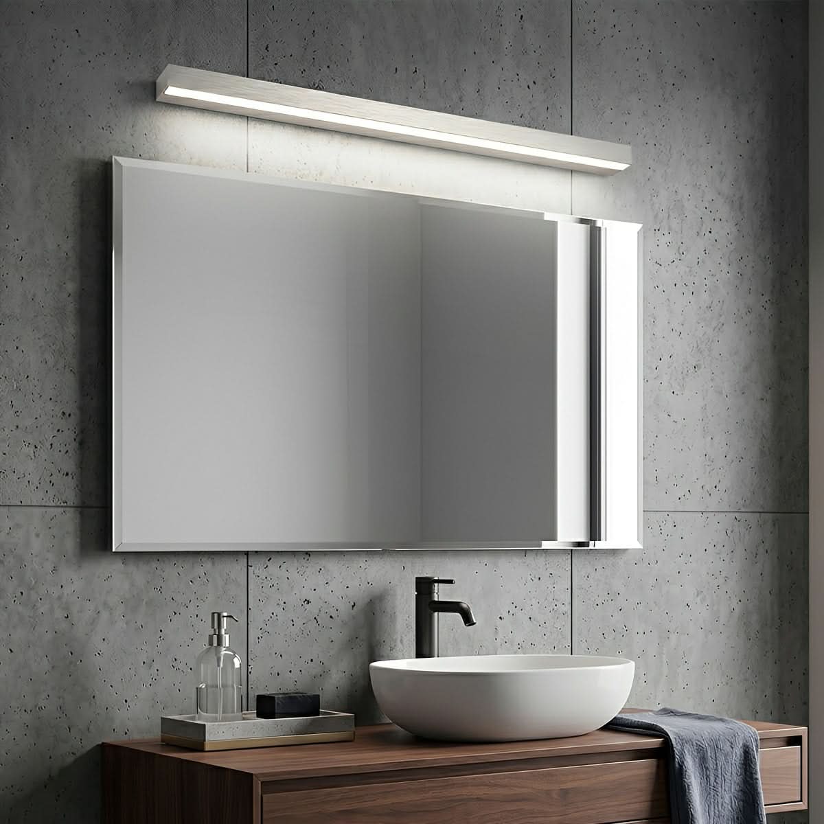 LED Vanity Light Bar | Linear Mirror Wall Sconce, Warm & Cool