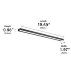 LED Vanity Light Bar | Linear Mirror Wall Sconce, Warm & Cool
