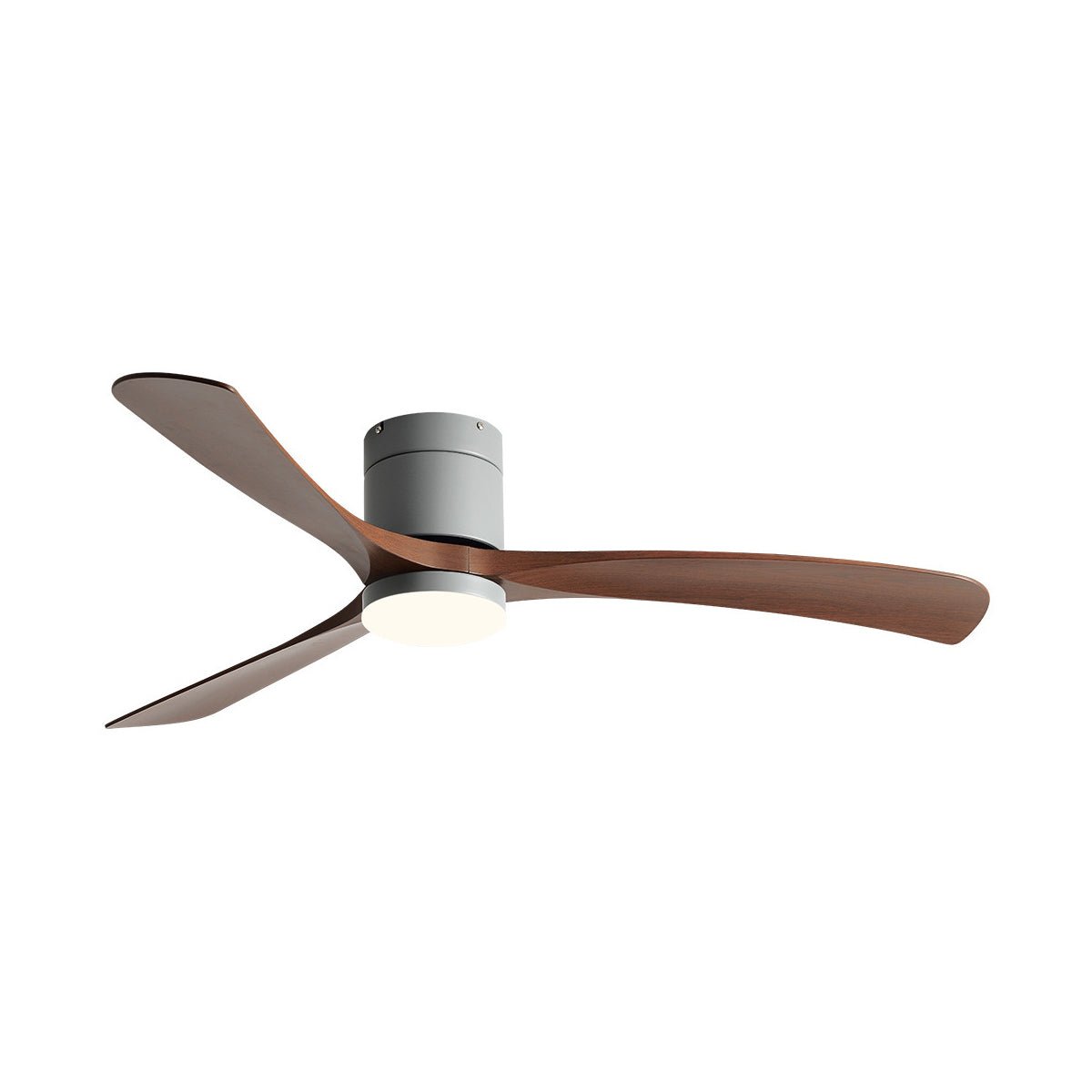 DC ceiling fan with LED light, 6-speed reverse motor, modern minimalist design, 3 colour temperatures
