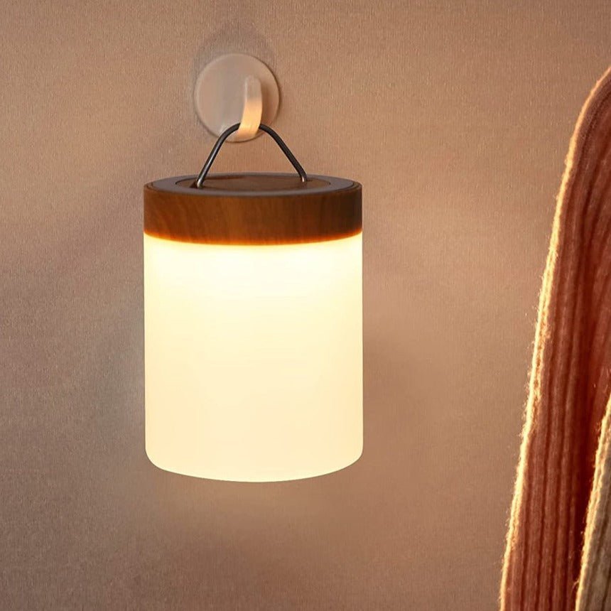 Touch Table Lamp | Rechargeable, Dimmable LED, Wood