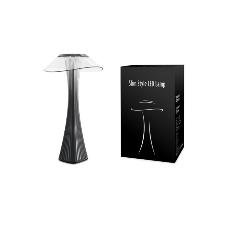 Cordless table lamp dimmable LED USB rechargeable touch switch, 27.4 cm