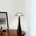 Cordless table lamp dimmable LED USB rechargeable touch switch, 27.4 cm
