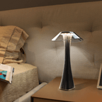 Cordless table lamp dimmable LED USB rechargeable touch switch, 27.4 cm