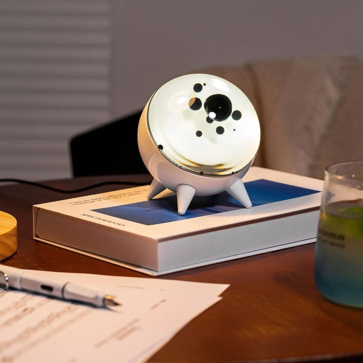 Ferrofluid display music-reactive LED art with Bluetooth connectivity and 10-hour battery