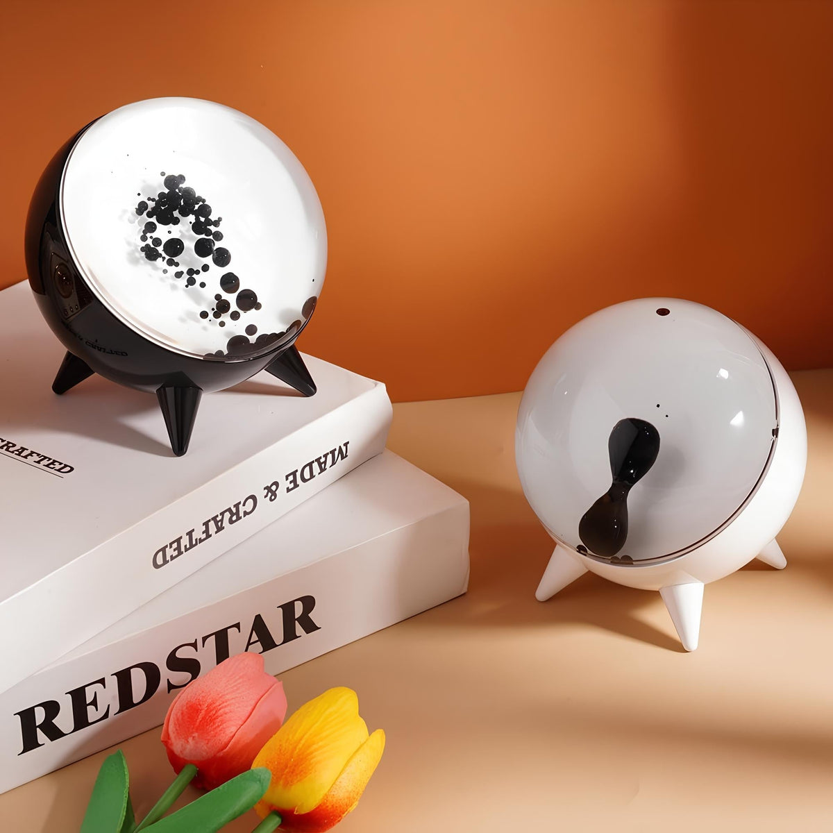 Ferrofluid display music-reactive LED art with Bluetooth connectivity and 10-hour battery