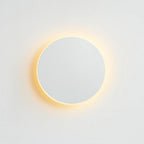 Round LED wall light modern flat disc 20cm for living room indoor