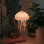 LED jellyfish lamp with RGB color-changing voice-activated night light
