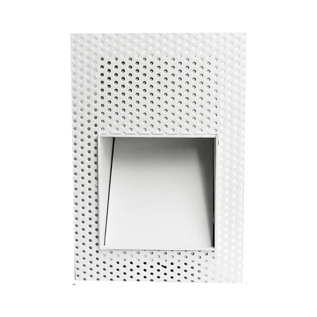 Frameless LED sensor wall light recessed design with motion sensor and soft downward glow