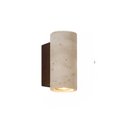 Wall light travertine stone with up and down glow, hardwired