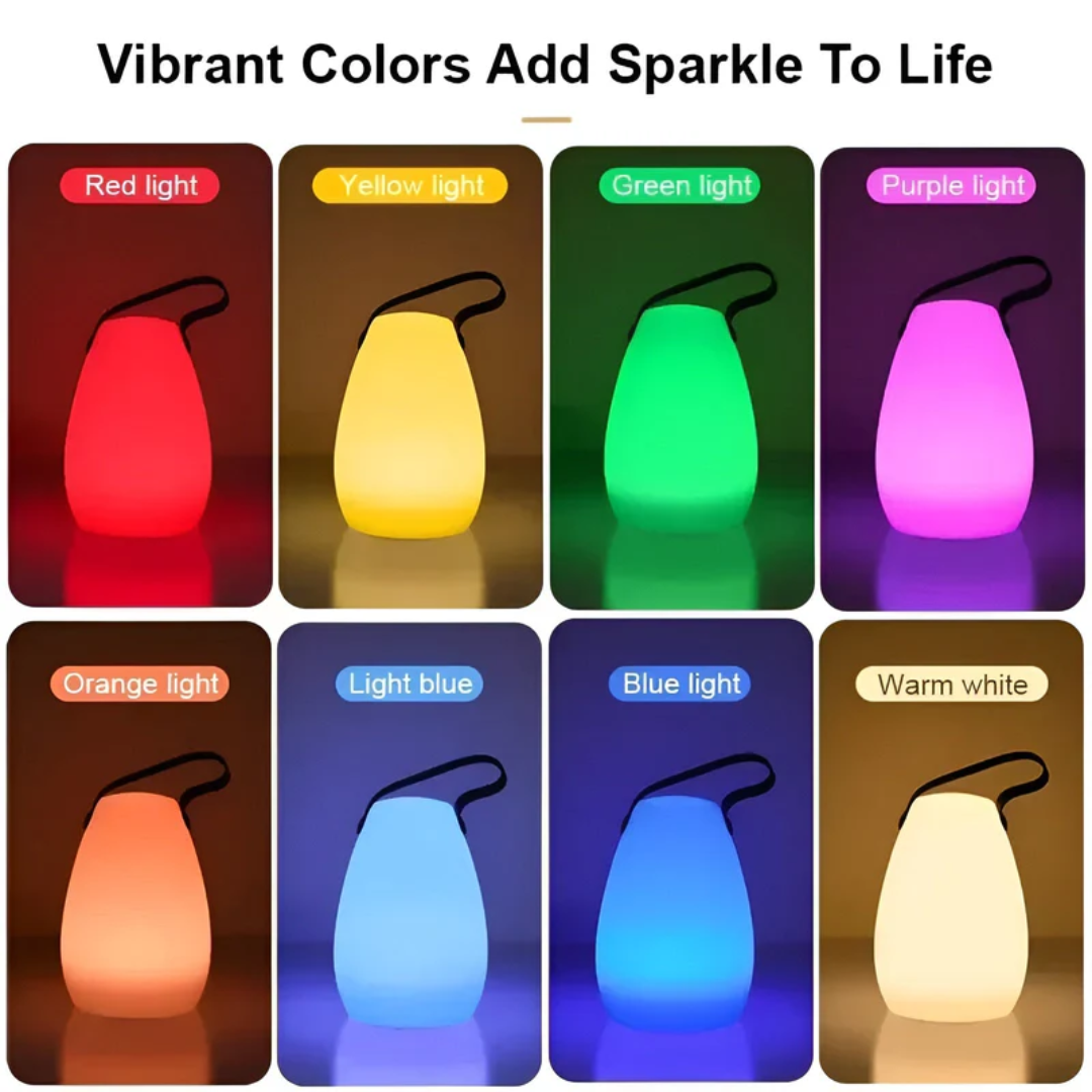 Cordless Table Lamp | Portable, Waterproof, Wireless, Rechargeable