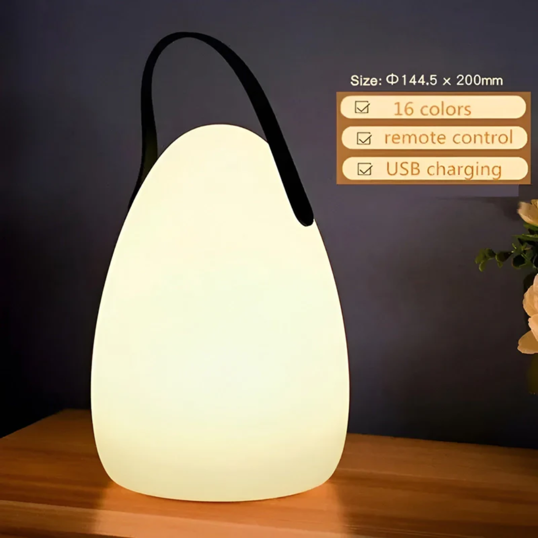 Cordless Table Lamp | Portable, Waterproof, Wireless, Rechargeable