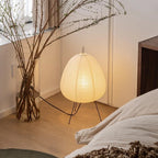 Onile Japanese Table Lamp - Minimalist Rice Paper - Warm Light
