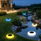 Solar garden lights floating RGB LED pool pond lamp IP67 waterproof colour changing