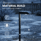 Solar garden lights LED pathway down light 30 lumen 6-pack modern stake design