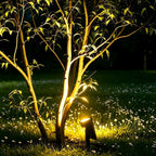 Solar garden lights IP65 waterproof LED spotlight for landscape lighting, adjustable angle