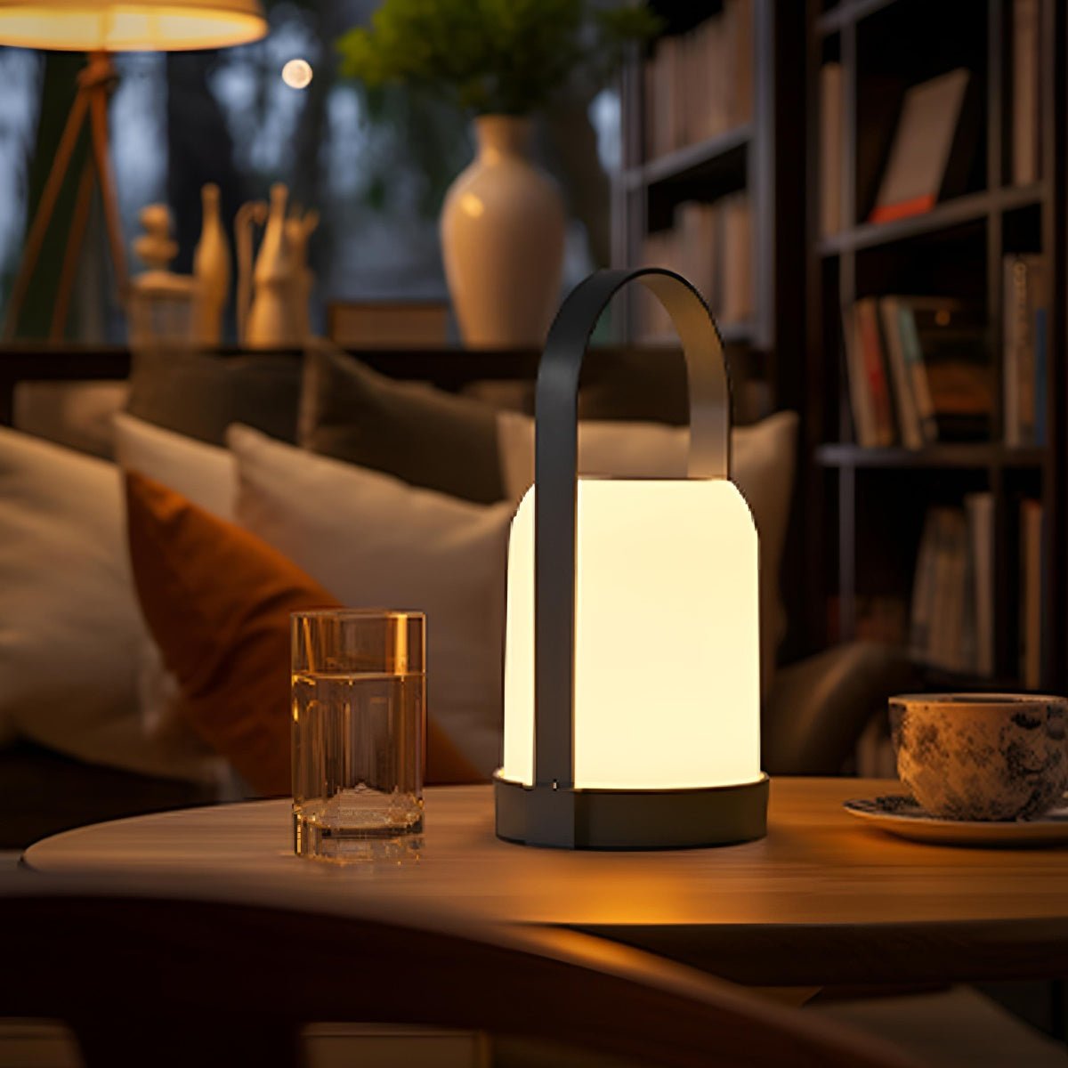 Solar Outdoor Table Lamp | LED, Waterproof, USB Rechargeable