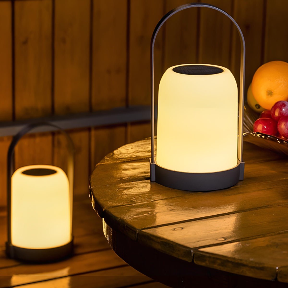 Solar Outdoor Table Lamp | LED, Waterproof, USB Rechargeable