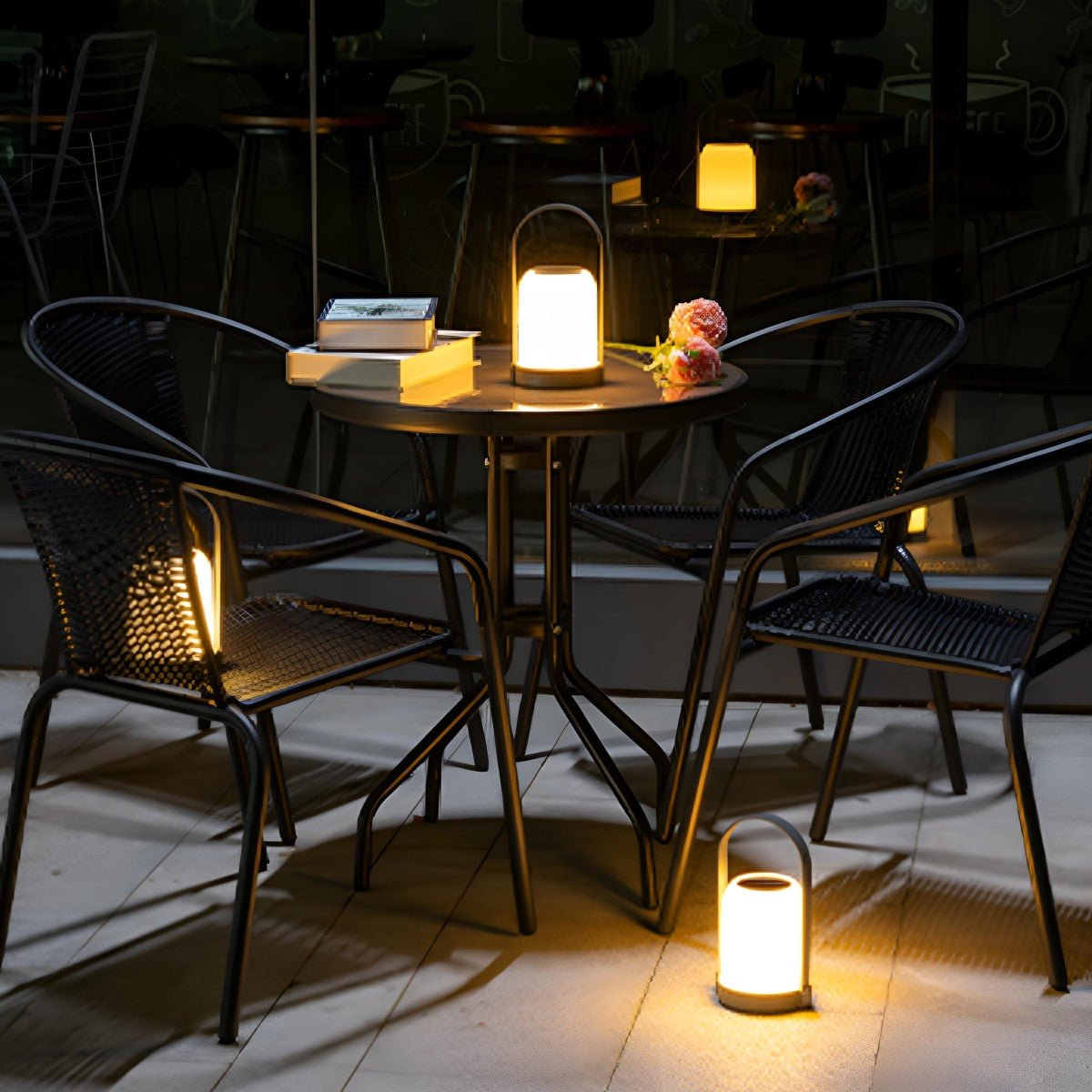 Solar Outdoor Table Lamp | LED, Waterproof, USB Rechargeable