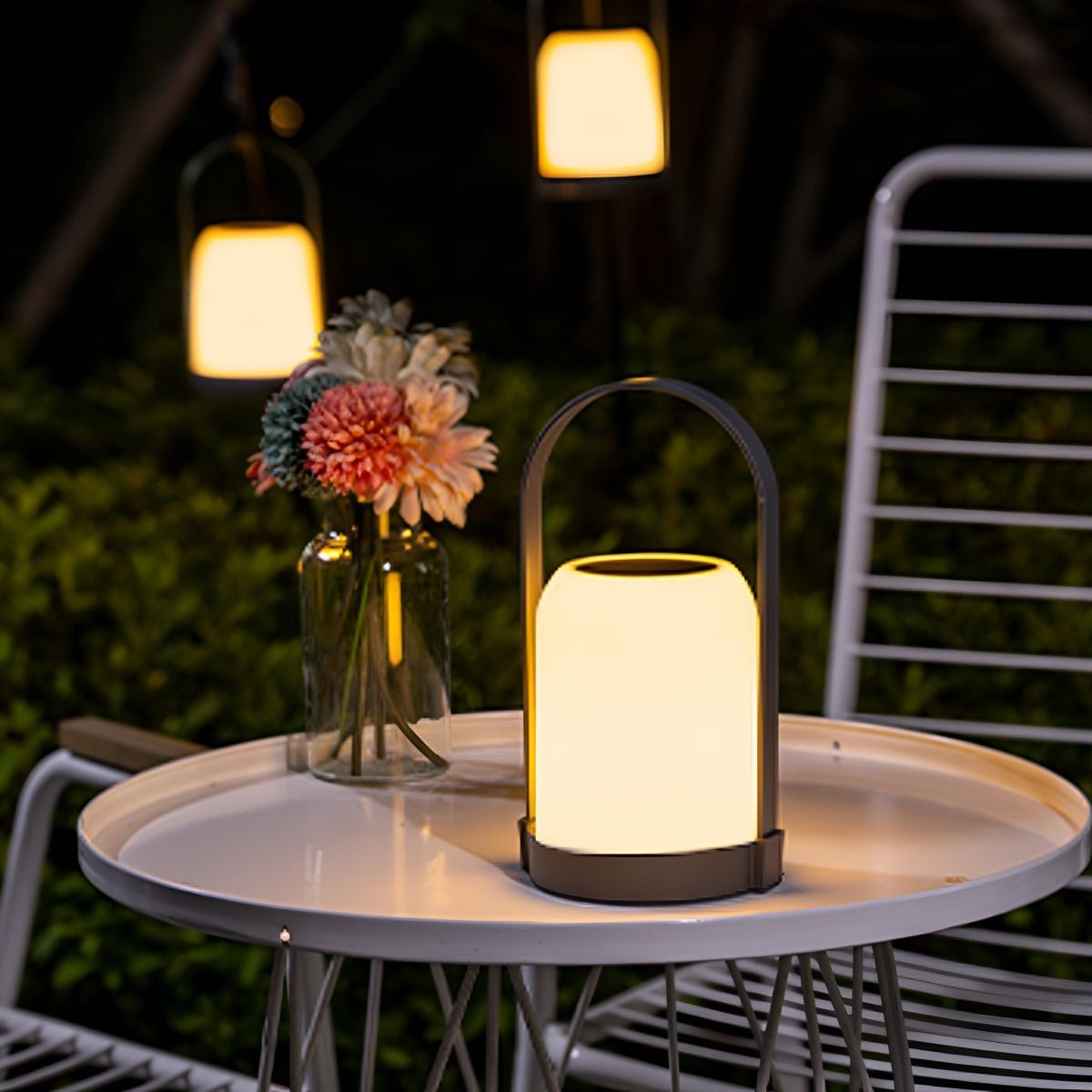 Solar Outdoor Table Lamp | LED, Waterproof, USB Rechargeable