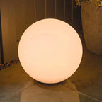 LED globe garden light outdoor PE sphere with remote control 16 colors, solar and USB