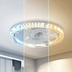 Ceiling Fan with Light | 2-in-1 Mute, Remote Control, Dimmable | Quinn