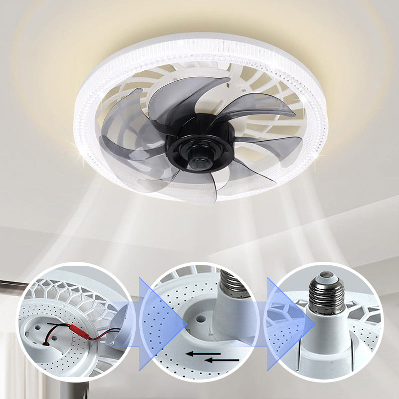 Ceiling Fan with Light | 2-in-1 Mute, Remote Control, Dimmable | Quinn