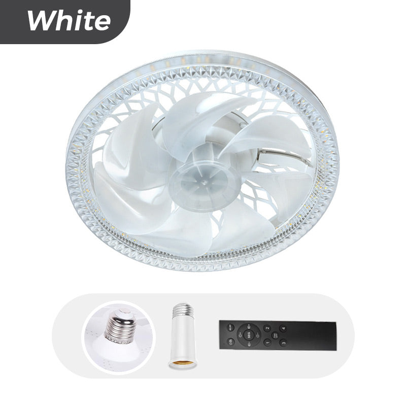 Ceiling Fan with Light | 2-in-1 Mute, Remote Control, Dimmable | Quinn