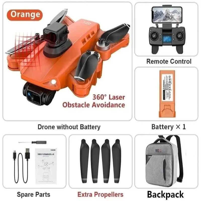 Professional Camera Drone | 8K Dual Camera, GPS Stabilization, Brushless Motors