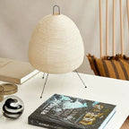 Onile Japanese Table Lamp - Minimalist Rice Paper - Warm Light