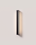 Linear outdoor wall light slim LED IP65 aluminium 400mm to 1200mm