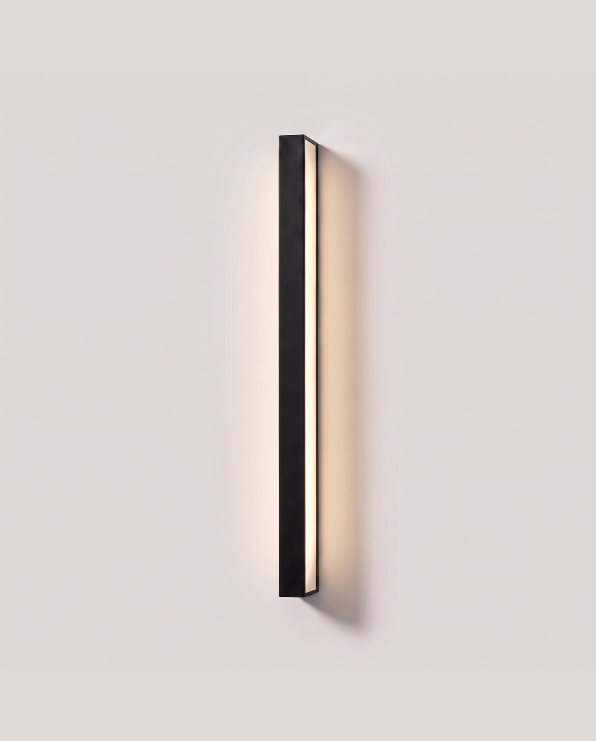 Linear outdoor wall light slim LED IP65 aluminium 400mm to 1200mm