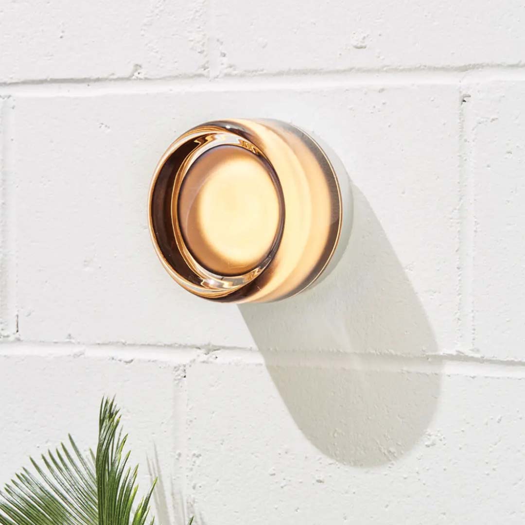 Wall Lamp | Modern LED with Glass Shade | Warm White or 3-Color