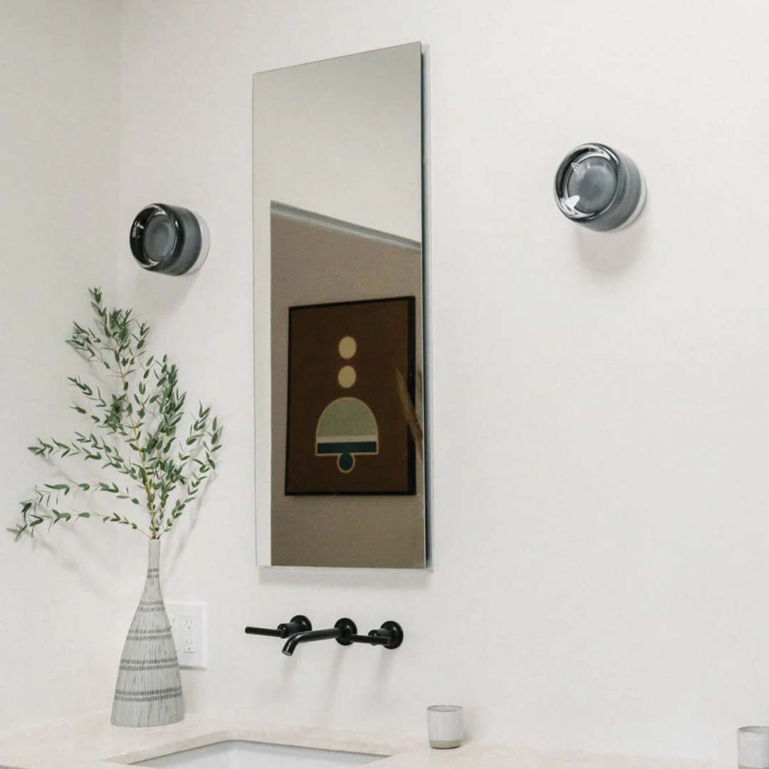 Wall Lamp | Modern LED with Glass Shade | Warm White or 3-Color