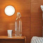 Wall Lamp | Modern LED with Glass Shade | Warm White or 3-Color