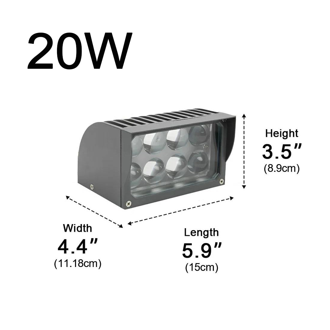 LED Outdoor Wall Lights IP65 Waterproof Modern Facade