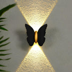 Linear outdoor wall light animal shape LED IP65 weatherproof, black and white aluminum wall sconce