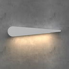 Linear outdoor wall light animal shape LED IP65 weatherproof, black and white aluminum wall sconce