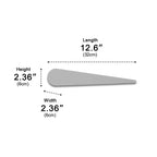 Linear outdoor wall light animal shape LED IP65 weatherproof, black and white aluminum wall sconce