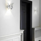Linear outdoor wall light animal shape LED IP65 weatherproof, black and white aluminum wall sconce