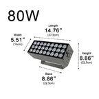 LED Spot Light Waterproof Aluminium 80W